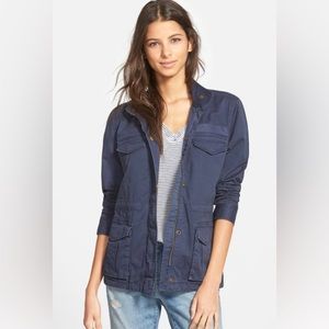 Navy fatigue jacket